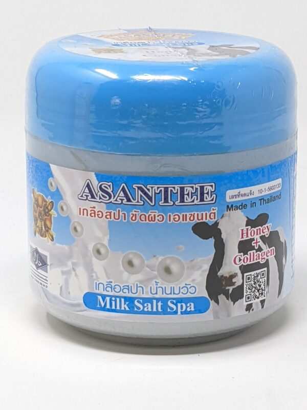 Asantee Honey + Collagen Milk Salt Spa Scrub - Image 2