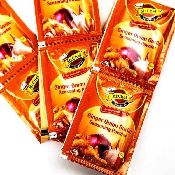 Mr. Chef Ginger Onion Garlic Seasoning Powder - 1 Strip (10 blisters)